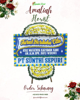 Papan Bunga Duka di Sindangasih