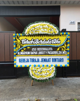 Papan Bunga Duka di Sindangasih