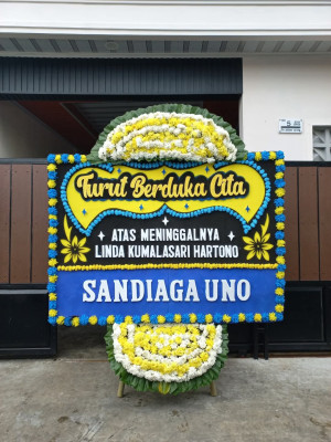 Papan Bunga Duka di Sindangasih